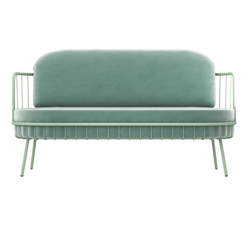 Диван Sheffilton SHT-SF8 нежная мята/мятный