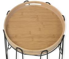 Стол журнальный Sheffilton SHT-CT26 артикул Сж-118 прозрачный лак/черный муар