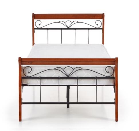 Кровать HALMAR VERONICA ант. черешня, 90/200