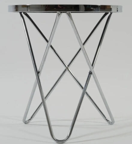 Стол журнальный SIGNAL FABIA C черный/хром, 45/50