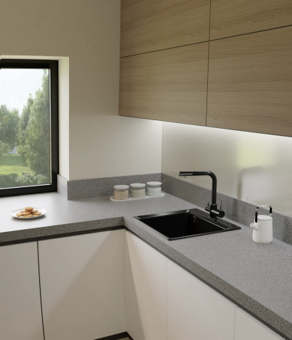 Кухонная мойка GRANFEST LEVEL LV-510 черный