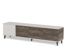 Тумба под теле/видео аппаратуру HALMAR RANDOM 2 RTV-3 200 кашемир/орех/черный