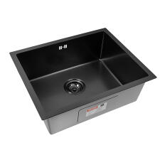 Мойка ARFEKA ECO AR 550*450 BLACK PVD NANO DECOR VOLCANIC ROCK