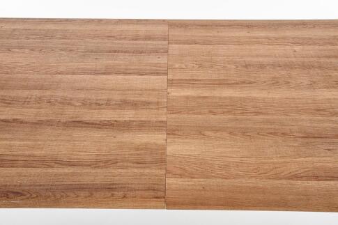 Стол обеденный HALMAR BERLIN орех/черный 160-220/85