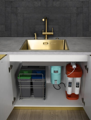 Измельчитель отходов Omoikiri Nagare Slim 1250 Azure