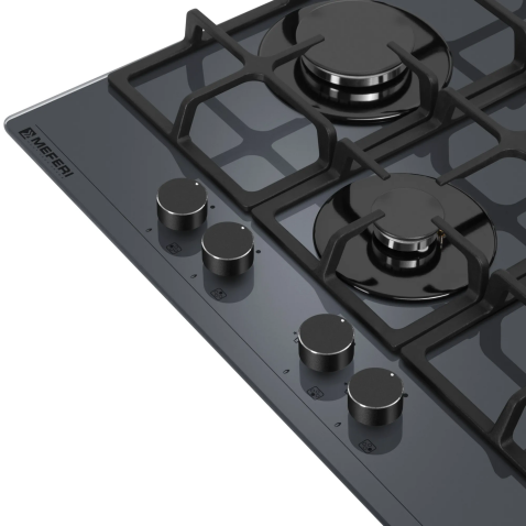 Варочная панель газовая MEFERI MGH604GR GLASS ULTRA