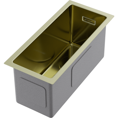 Кухонная мойка из нержавейки Omoikiri Taki 20-U/IF-LG светлое золото