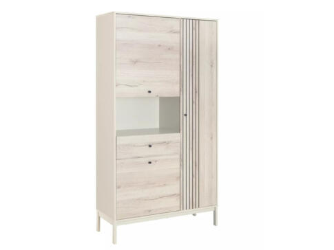 Стеллаж SIGNAL FROST R1 дуб альпийский/белый