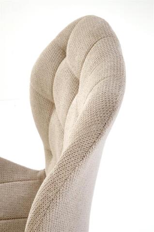 Стул HALMAR K548 бежевый/черный