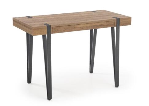 Стол компьютерный HALMAR B39 орех медовый/черный