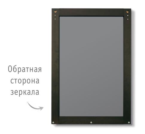 Зеркало с полкой Sheffilton Альберо SHT-М2 артикул ЗР-03 венге