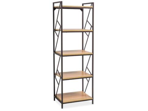 Стеллаж SIGNAL TABLO R5 дуб/т.коричневый, 180/60/40
