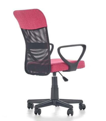Кресло компьютерное HALMAR TIMMY розовый/черный