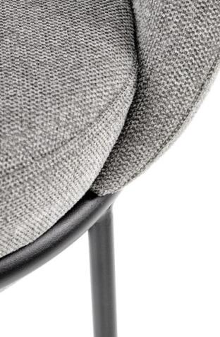 Стул HALMAR K482 серый/черный