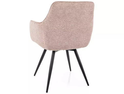 Стул SIGNAL BALLO Leo 26 бежевый/черный, поворотный