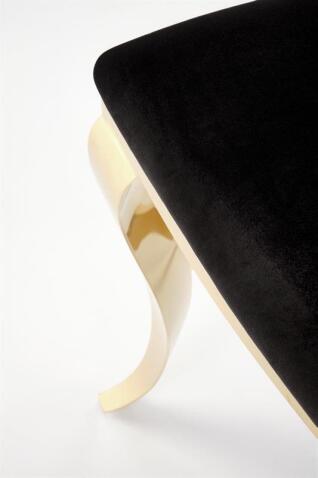 Стул HALMAR K556 черный/золотой