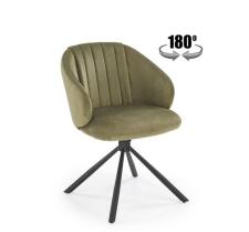 Стул HALMAR K533 оливковый/черный, поворотный