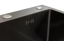 Кухонная мойка из нержавейки BLANTEK FS-5050B Nano black ECO