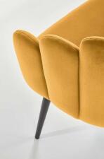 Стул HALMAR K410 горчичный/черный