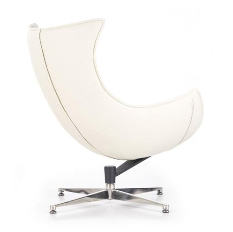 Кресло HALMAR LUXOR белый/хром