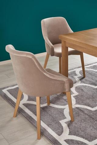 Стол обеденный HALMAR TIAGO 2 дуб крафт/дуб крафт 140-220/80