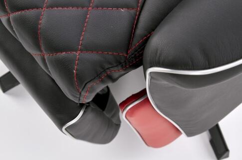 Кресло HALMAR CAMARO черный/красный