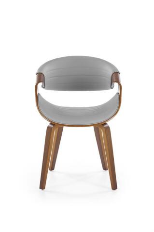 Стул HALMAR K544 серый/орех