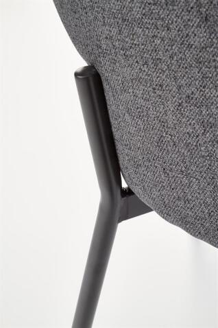 Стул HALMAR K373 серый/черный