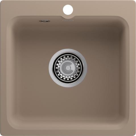 Кухонная мойка GRANFEST SMART SM-430 песочный, без сифона