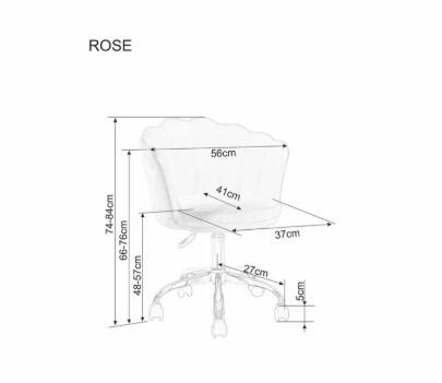 Кресло компьютерное SIGNAL ROSE Bluvel 52 розовый