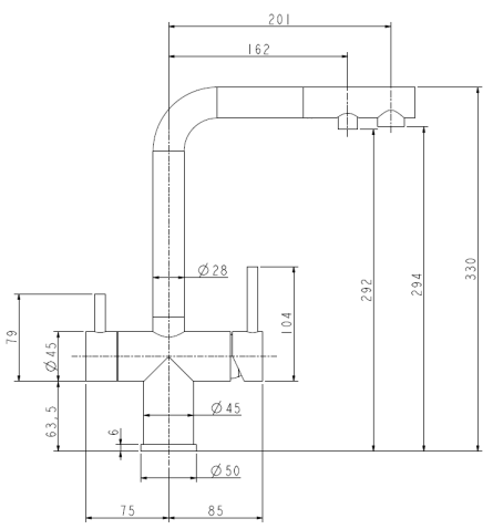 Смеситель для кухни ZORG ATOS PREMIUM PVD Gunblack