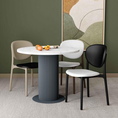 Стул Sheffilton SHT-S180 белый/коричневый