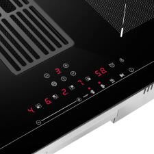 Варочная панель индукционная с вытяжкой MEFERI XSMART75BK COMFORT