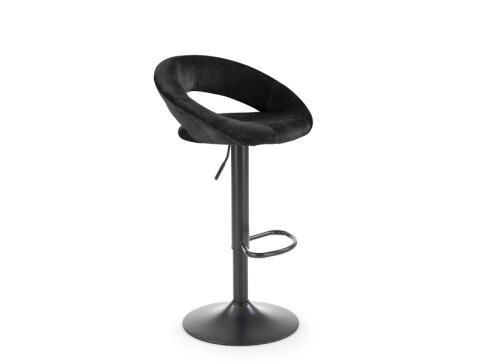 Стул барный HALMAR H102 черный/черный