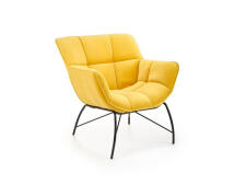 Кресло HALMAR BELTON желтый/черный