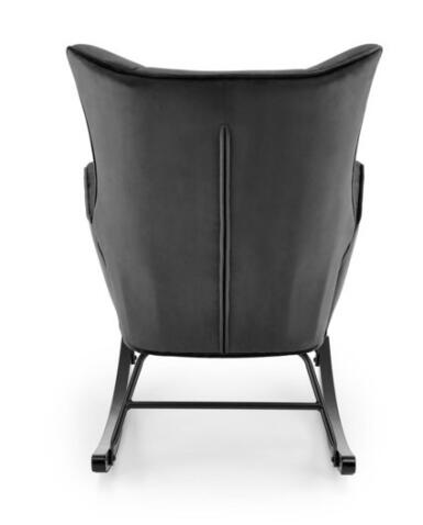 Кресло-качалка HALMAR BAZALTO черный