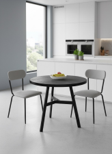 Стол ВВР Эрвин камень темный/черный