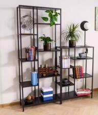 Стеллаж SIGNAL COSTA B черный 109/70