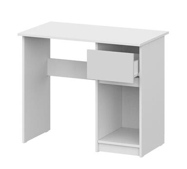 Стол письменный NN Мебель (МС Денвер К) Белый 0,9 м