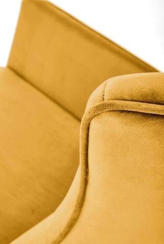 Кресло-качалка HALMAR BAZALTO горчичный