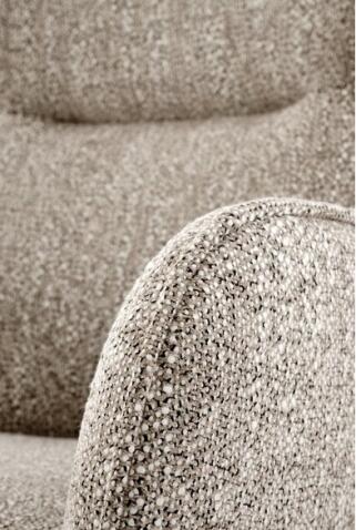 Стул HALMAR K571 темно-бежевый/черный, поворотный