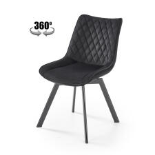 Стул HALMAR K520 черный/черный, поворотный