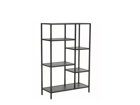Стеллаж SIGNAL COSTA B черный 109/70