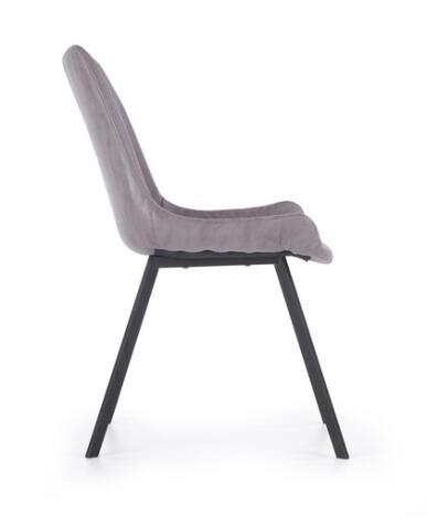 Стул HALMAR K279 серый/черный