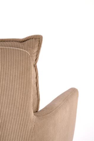 Стул HALMAR K528 капучино/черный, поворотный