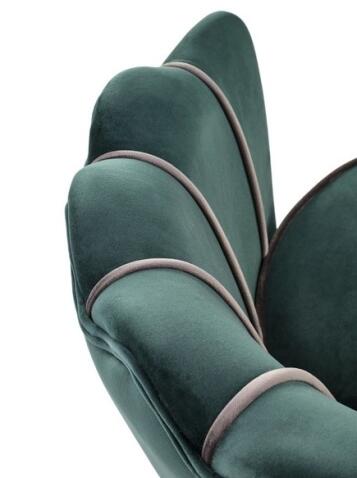 Кресло HALMAR ANGELO темно-зеленый/черный
