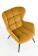Кресло HALMAR TYRION горчичный/черный