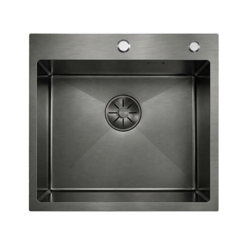 Кухонная мойка из нержавейки BLANTEK VS-5650B Nano black