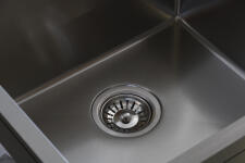 Кухонная мойка из нержавейки BLANTEK LS-5848STB Stone texture black