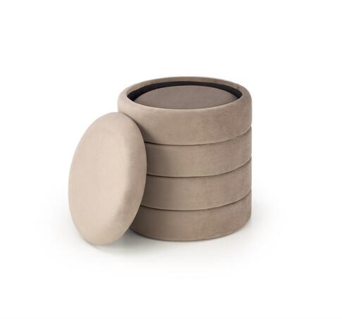 Комплект HALMAR PACHO (2 пуфа) бежевый